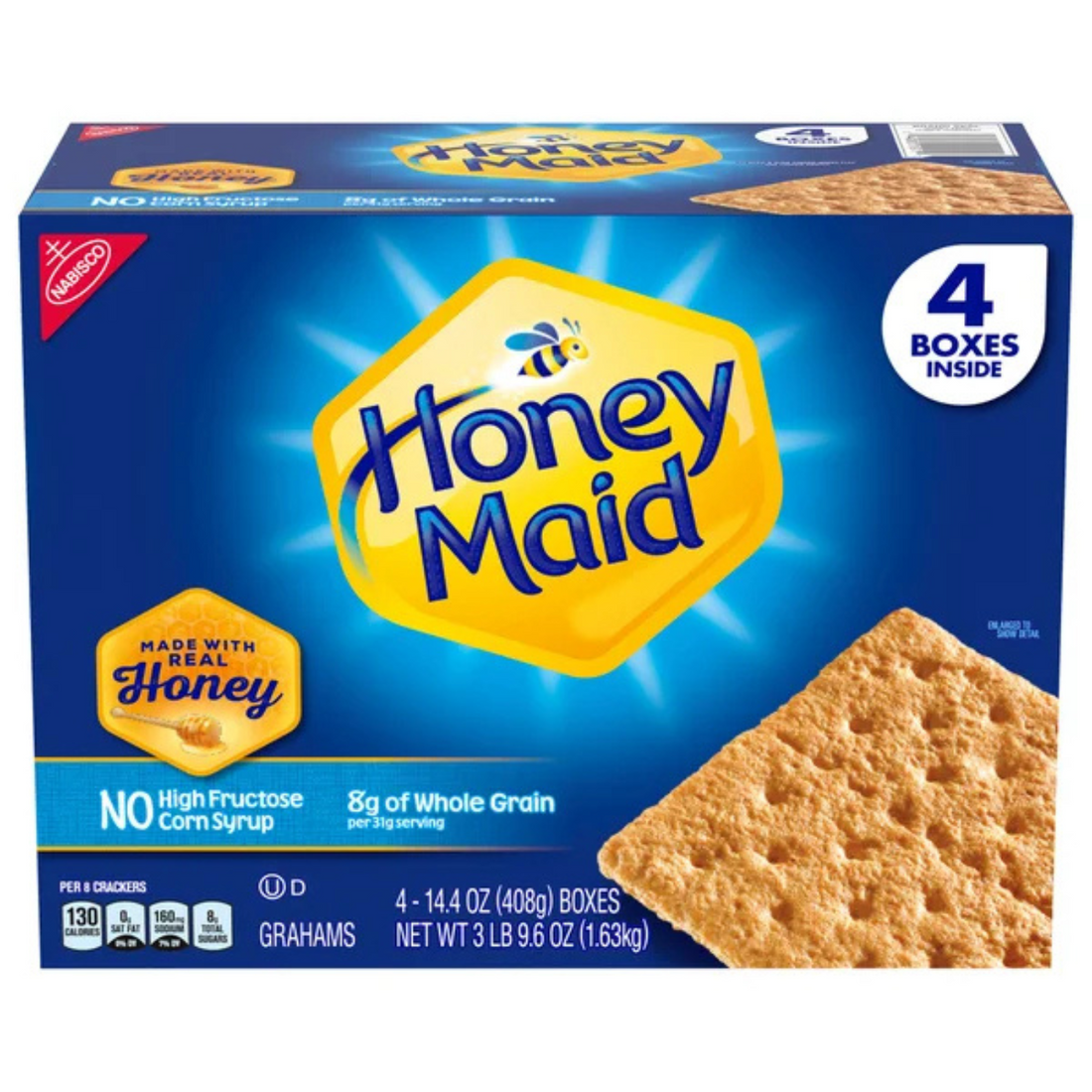 HONEY MAID Graham Crackers, 14.4 oz, 4-count