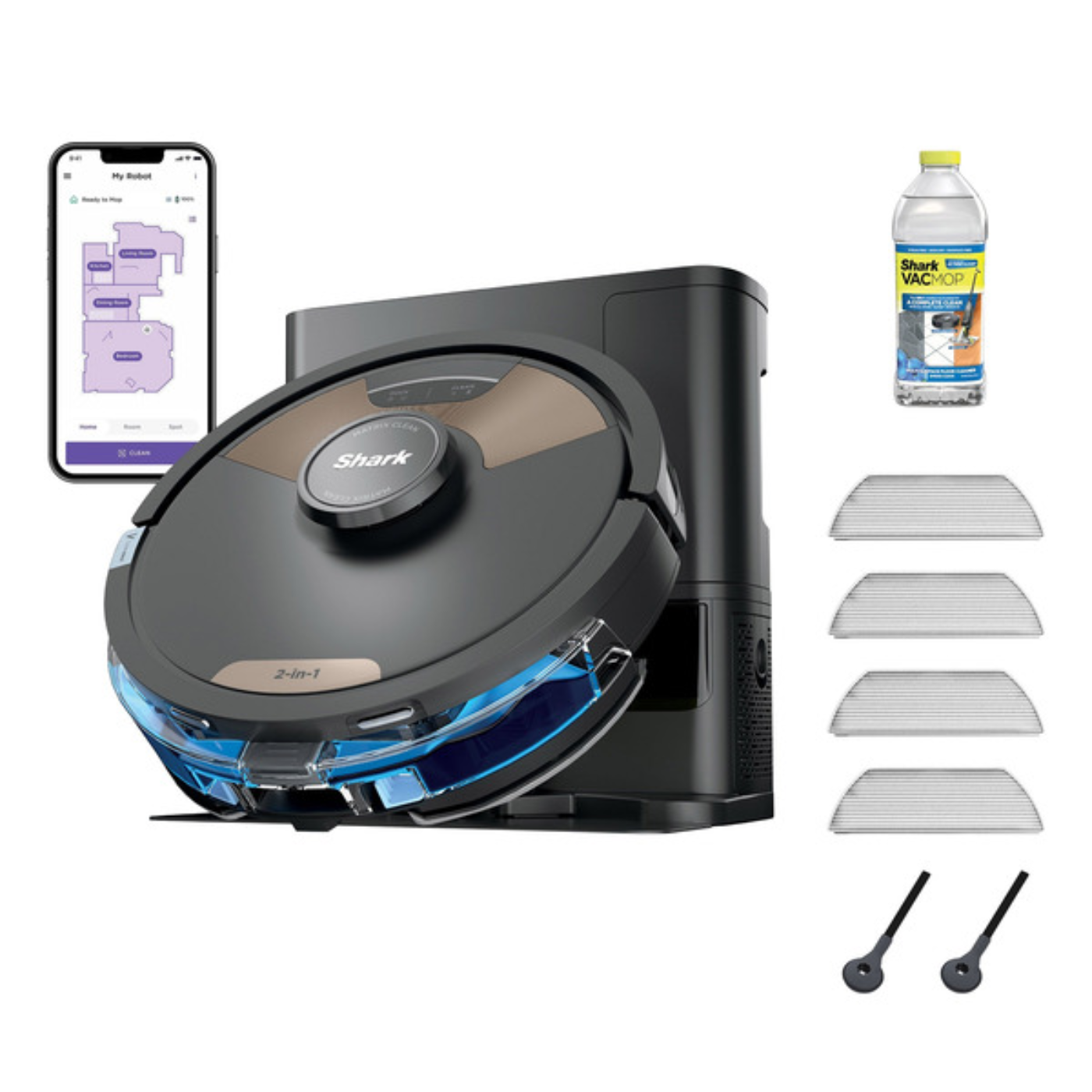 Shark Matrix Plus Robot Vacuum and Mop with Self-Empty HEPA Base