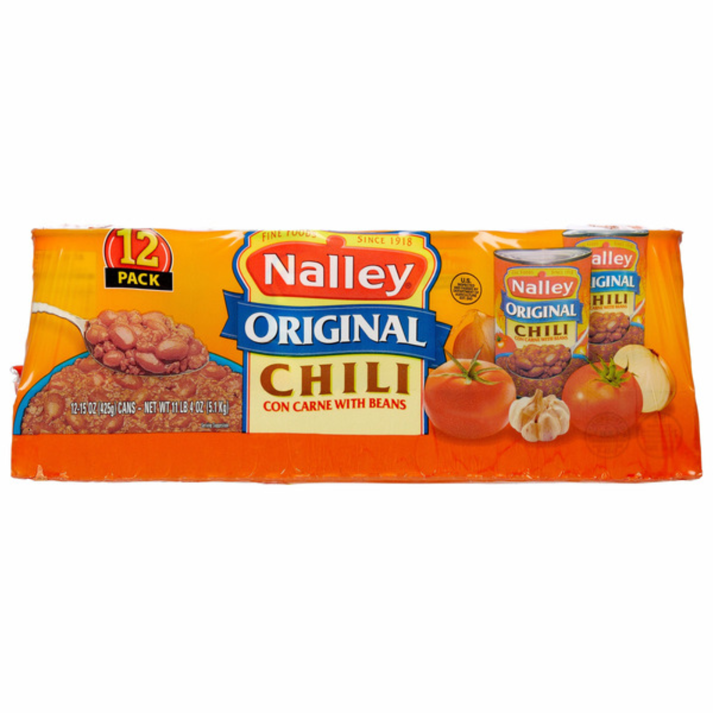 Nalley Original Chilli, 15 oz, 12-count