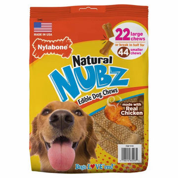 Nylabone Nubz Edible Dog Chews, 22CT