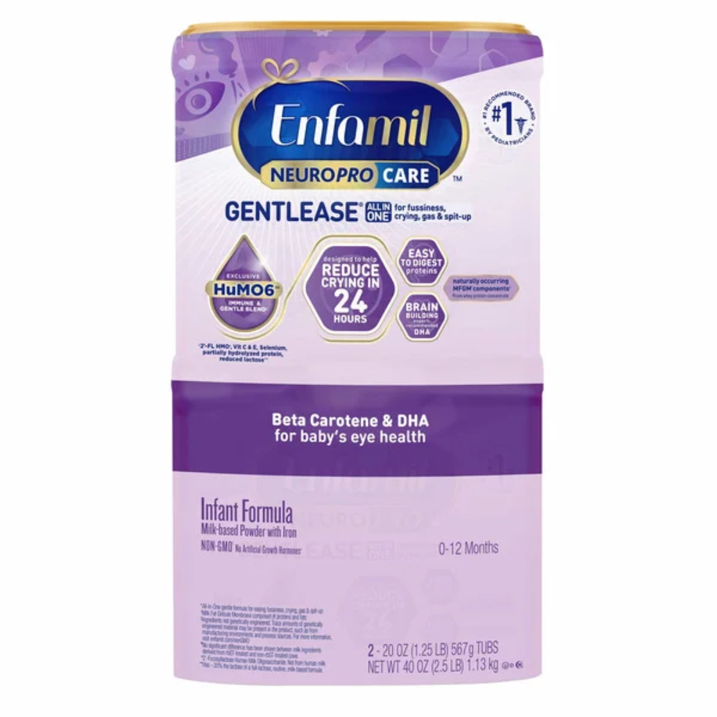Enfamil NeuroPro Care Gentlease Formula, 20 oz, 2-pack