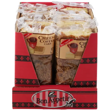 Bon Appetit, Cheese Coffee Bar Cake, 4 oz, 8-Count