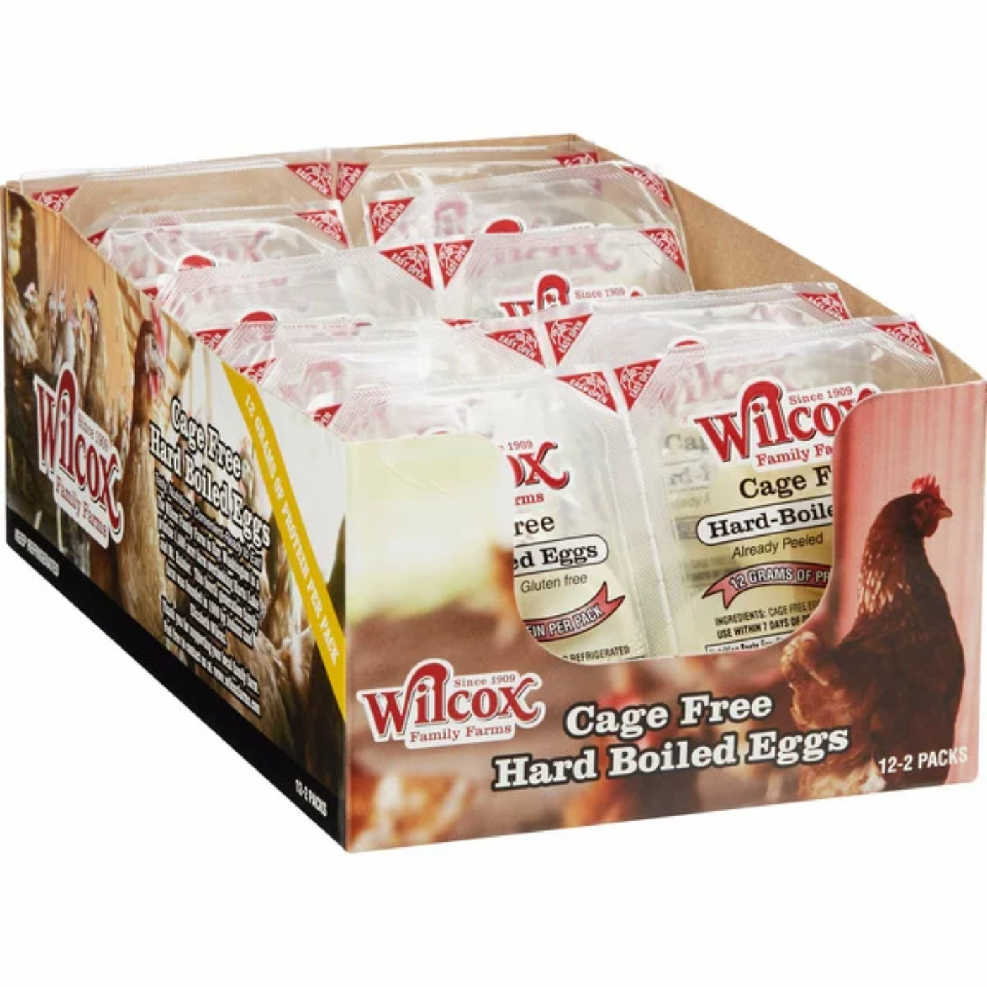 Wilcox Hard Boiled Eggs, 2-pack, 12-count
