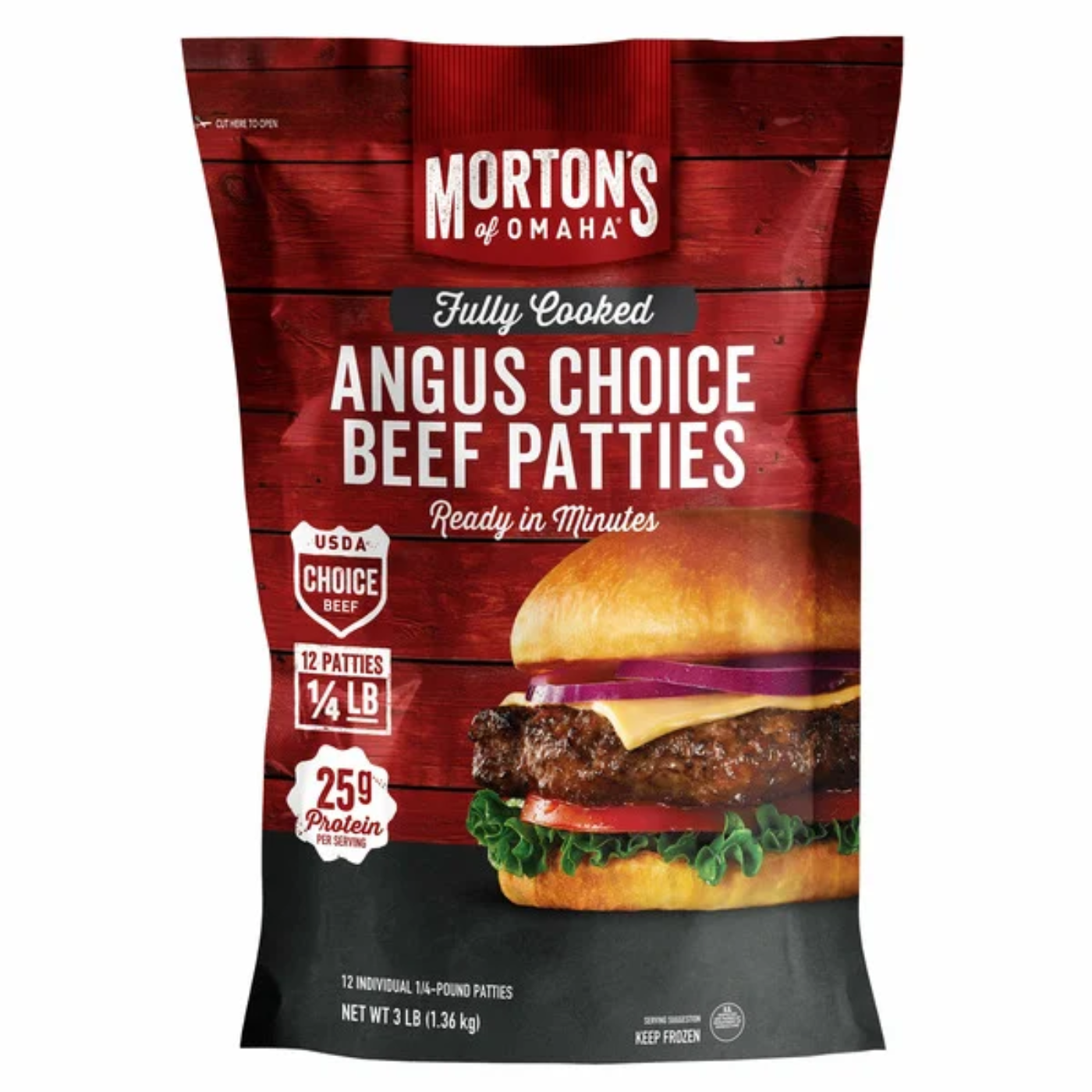 Mortons Choice Angus Patties, 12-count
