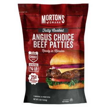 Mortons Choice Angus Patties, 12-count