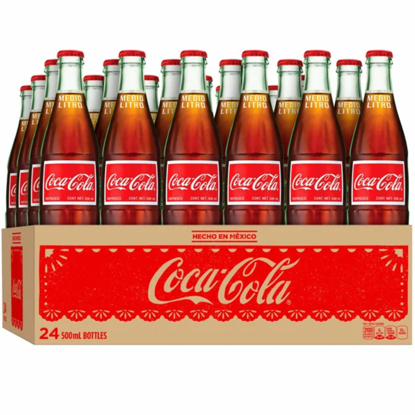 Coca Cola Classic, Made In Mexico, 16.9 fl oz, 24-count