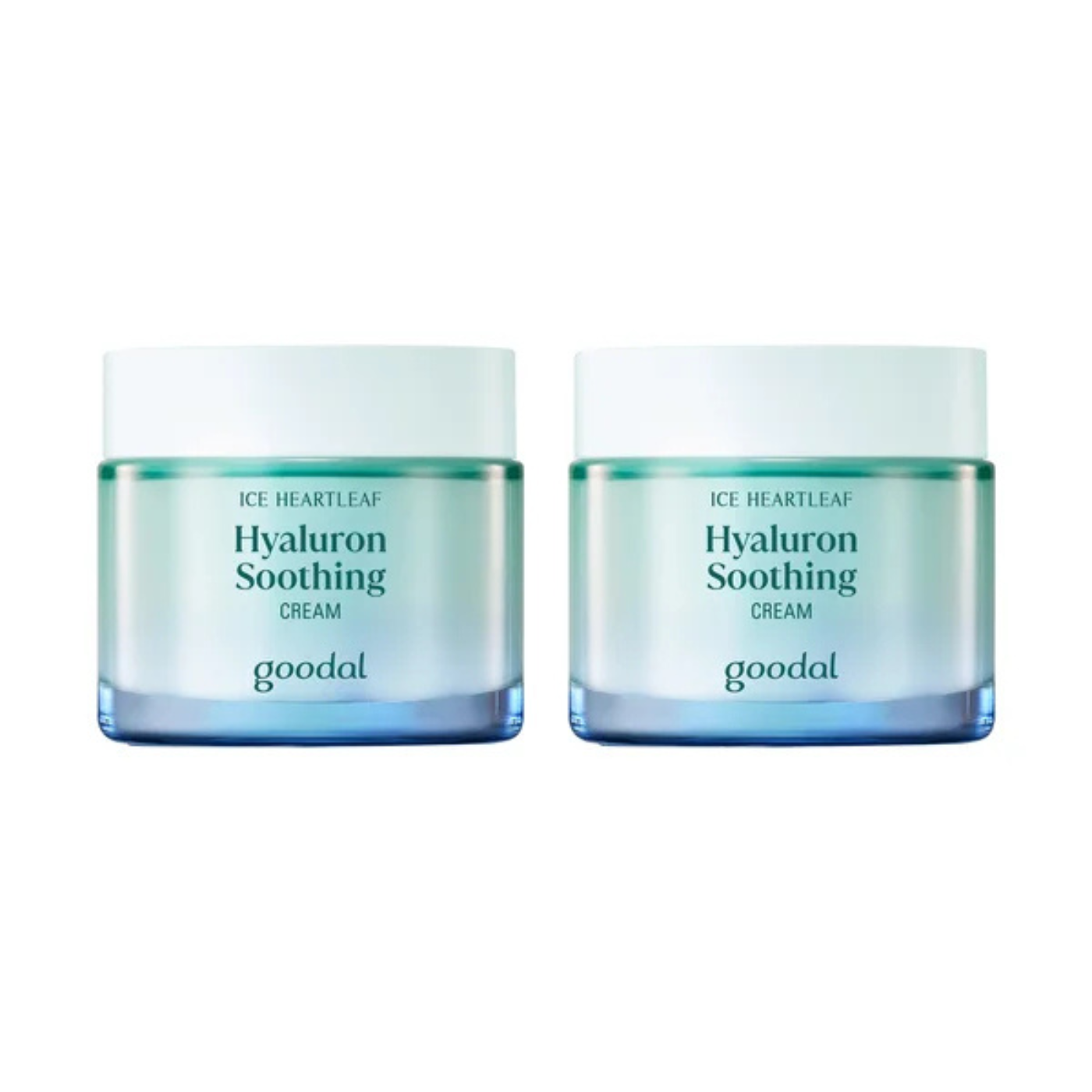 Goodal Heartleaf Hyaluron Soothing Cream, 2.53 fl oz, 2-pack