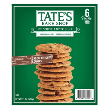 Tate's Bake Shop Chocolate Chip Cookies, 21 oz