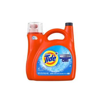 Tide Plus Advanced Power with Oxi Liquid Laundry Detergent, Original, 78 Loads, 138 fl oz