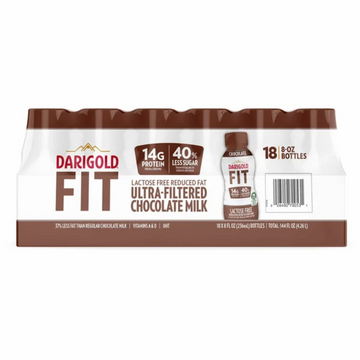 Darigold Fit 2% Chocolate Milk, 8 fl oz, 18-count