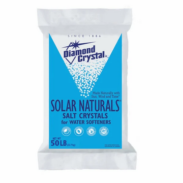 Diamond Crystal Solar Naturals Salt Crystals for Water Softeners, 50 lbs