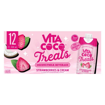 Vita Coco Strawberries & Cream, 11.1 fl oz, 12-count