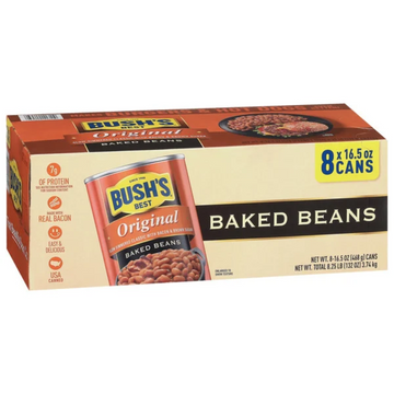 Bush's Baked Beans, 16.5 oz, 8-count