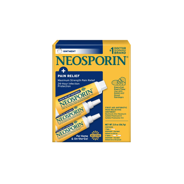 Neosporin + Max Strength Pain Relief Dual Action Topical Antibiotic Ointment, 2 Ounces