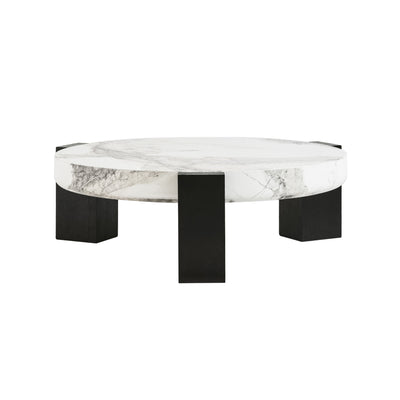 Leon coffee table on metal legs