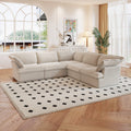 Sky Classic Linen Cloud Sofa, Linen Sectional Sofa Slipcovers - Replacement Covers Only, Beige