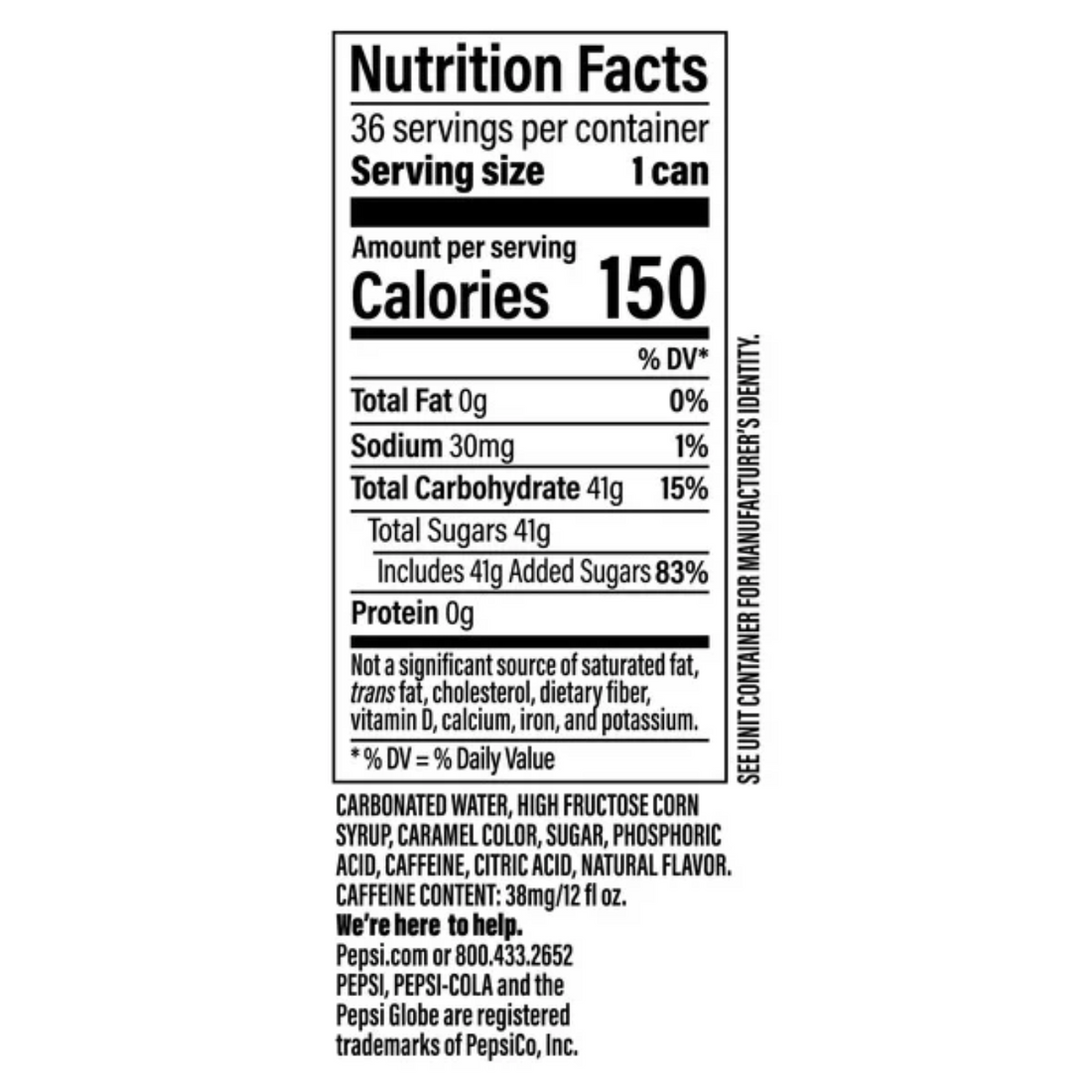 Pepsi, 12 fl oz, 36-count