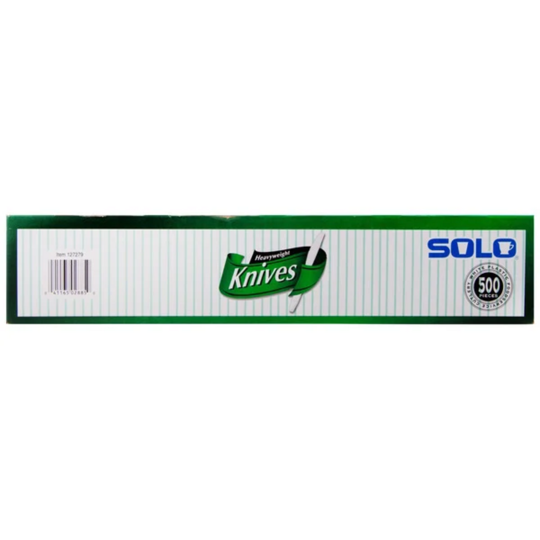 Solo Heavyweight Plastic Knife, White, 500 count
