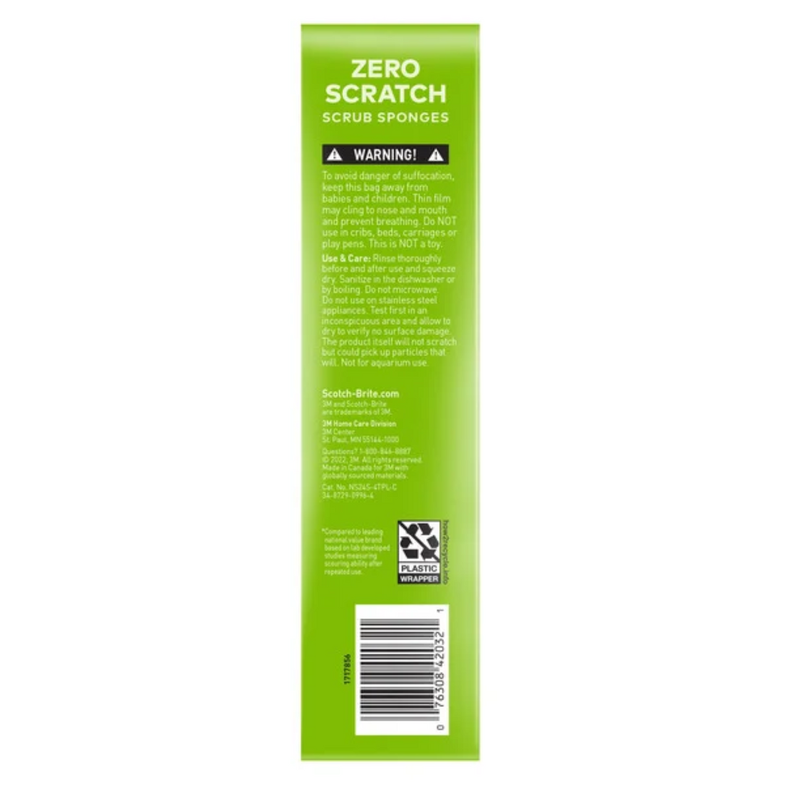 Scotch-Brite Zero Scratch Sponge, 24-count