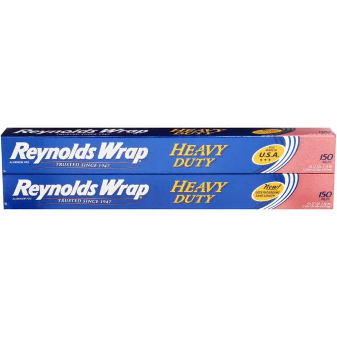 Reynolds Wrap Heavy Duty Aluminum Foil, 18" 150 SQ FT, 2-count