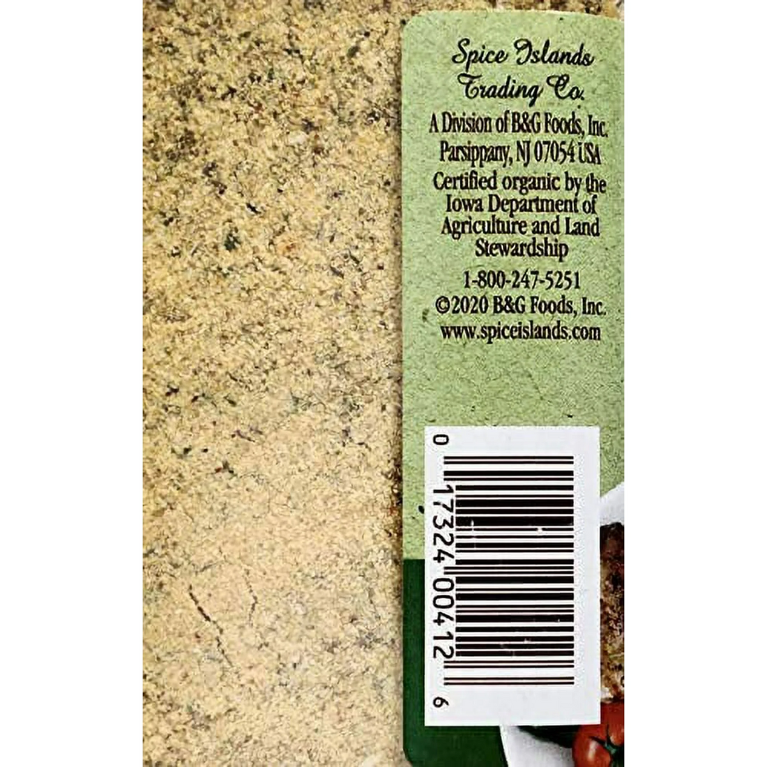 Spice Islands Organic Garlic & Herb Seasoning, 17.6 Ounce