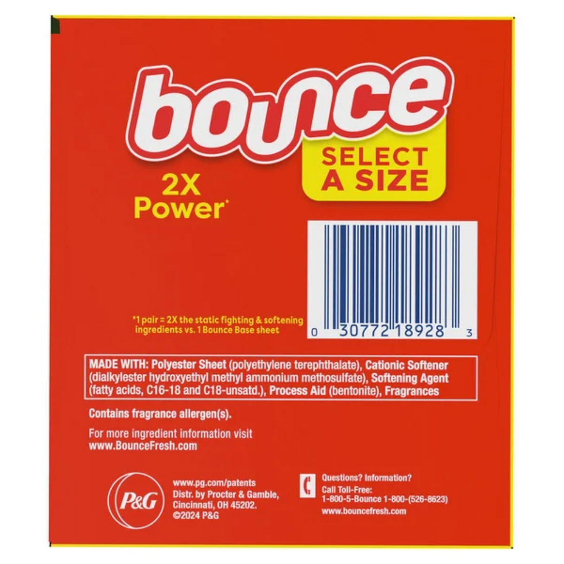 Bounce Select-a-Size Dryer Sheet, 400-count