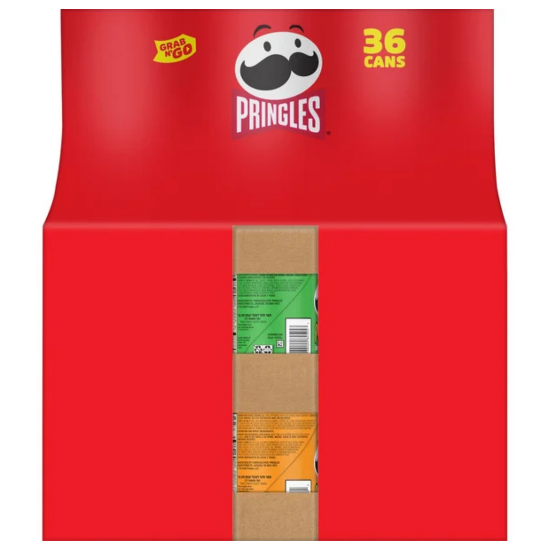 Pringles Grab & Go Potato Crisps, Variety, 36-count