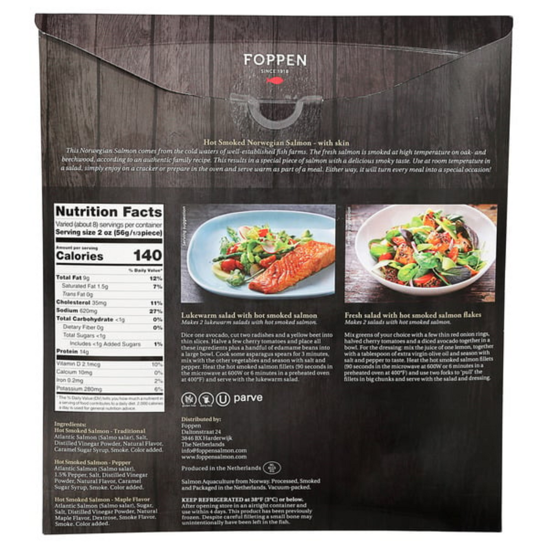 Foppen Hot Smoked Salmon Per Lb