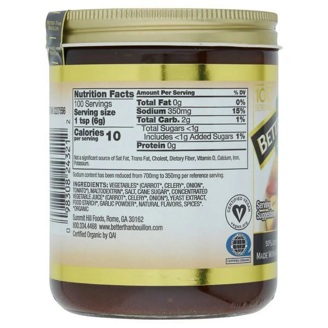 Better Than Bouillon Seasoned Vegetable Base, 21 Ounce