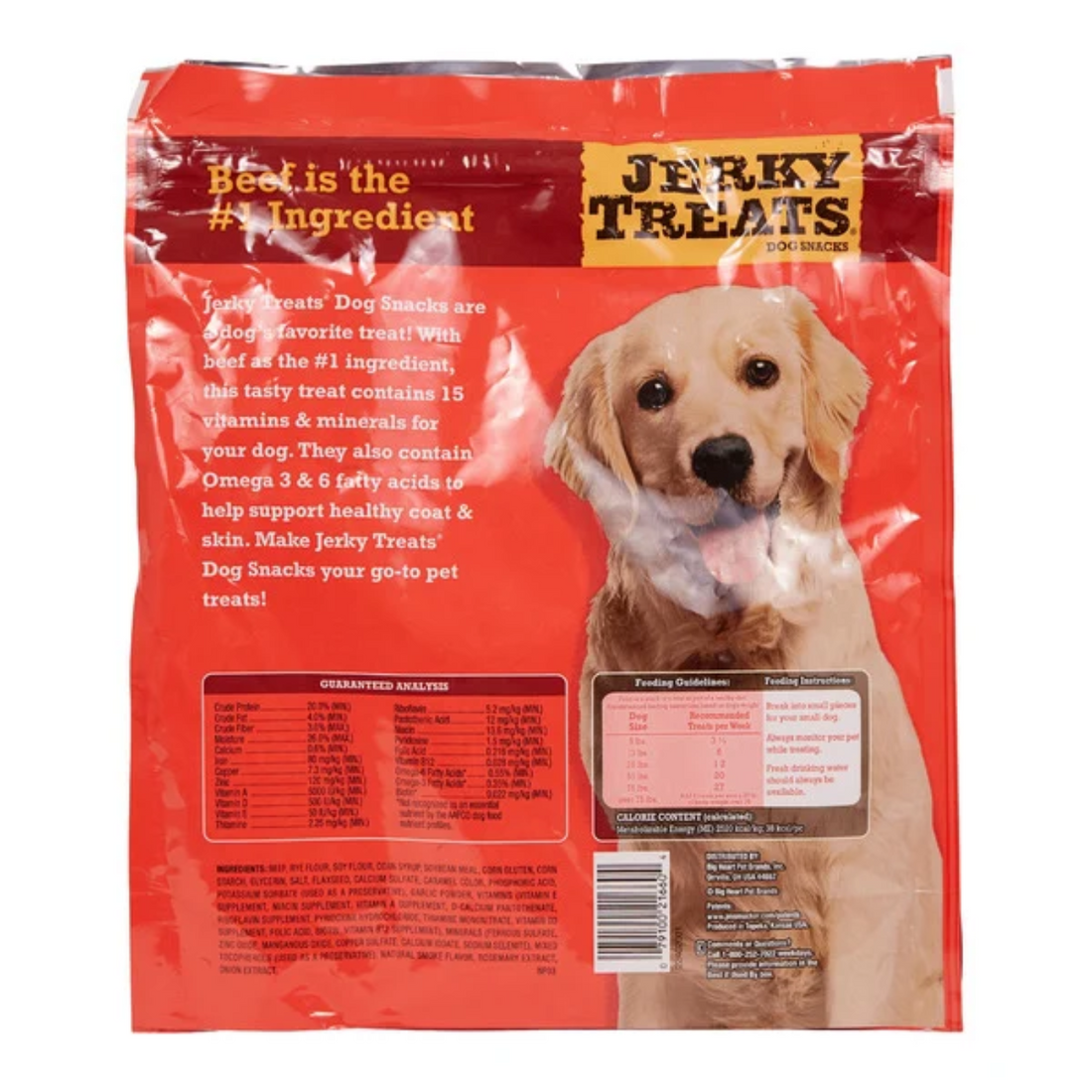 Jerky Treats Beef Dog Treats, 60 oz