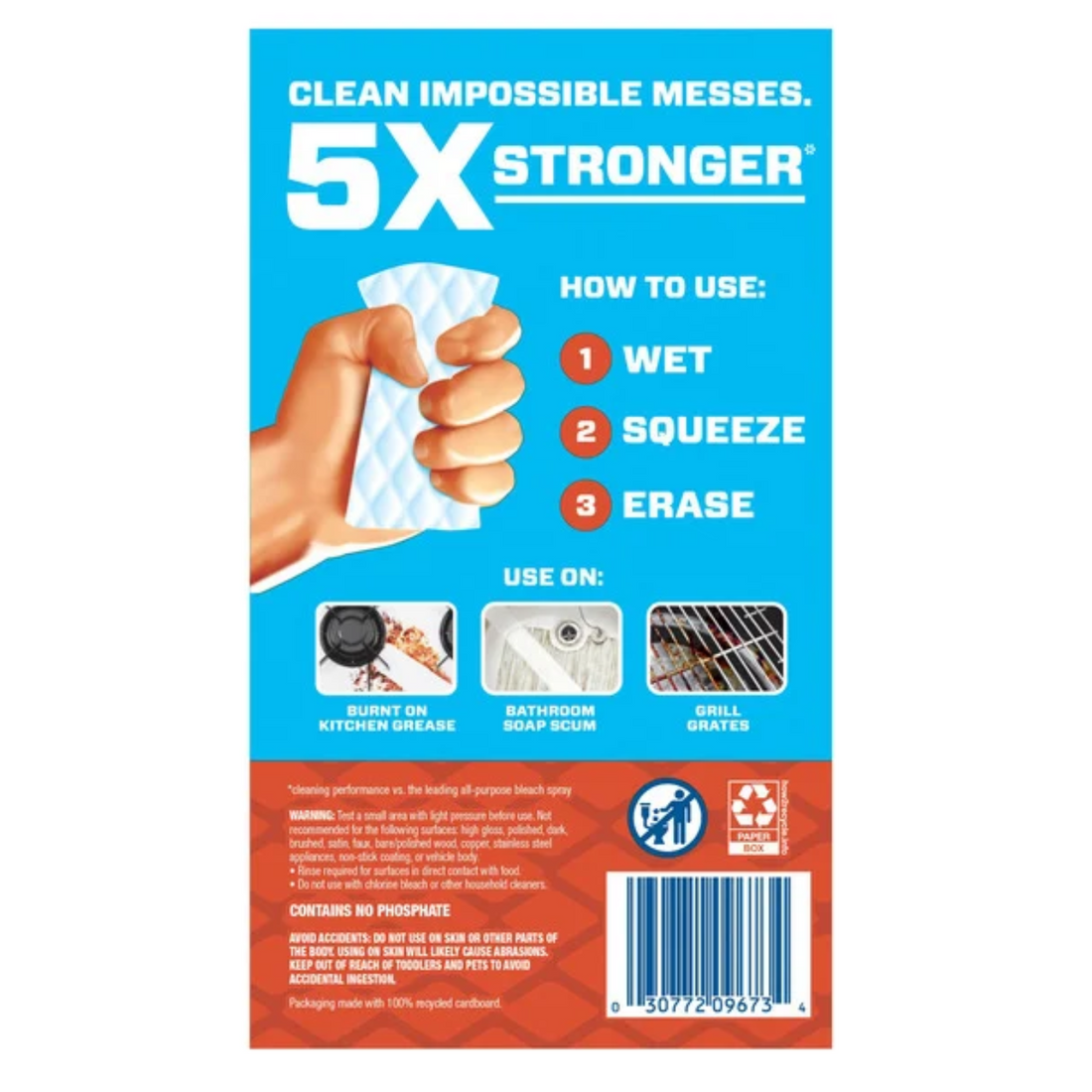 Mr. Clean Magic Eraser, Extra Durable, 15-count