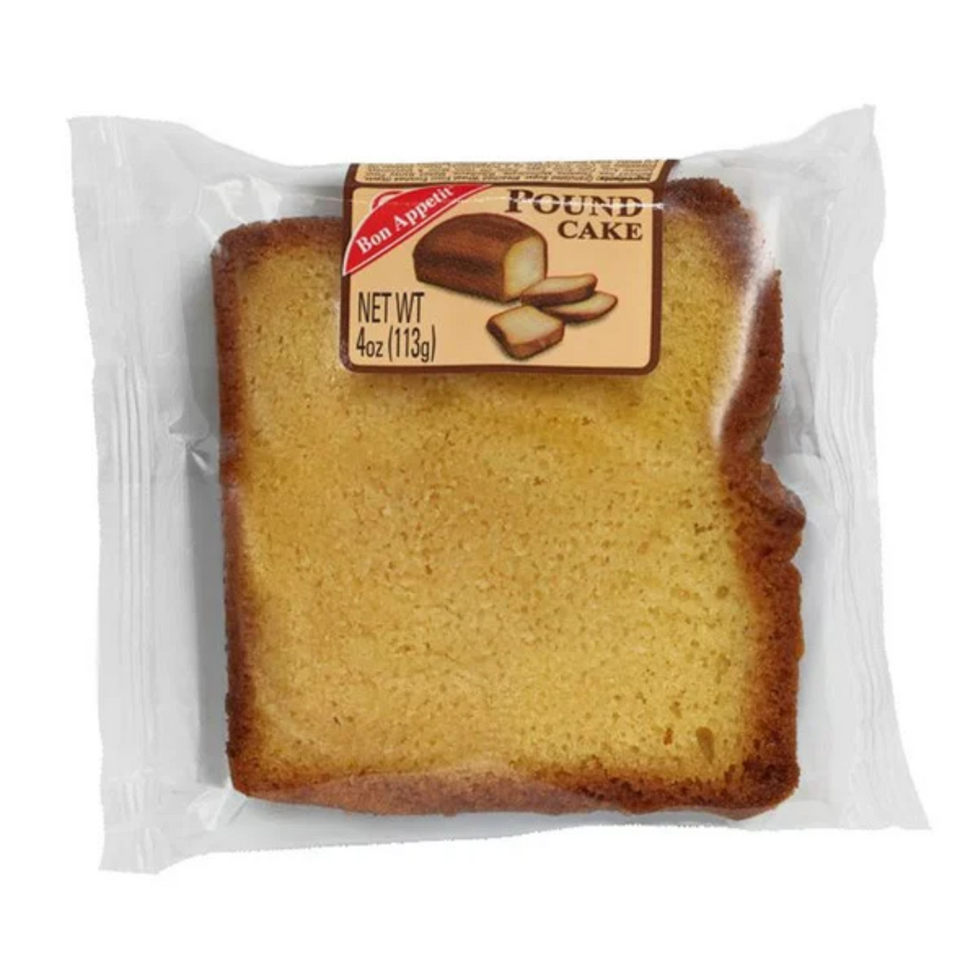 Bon Appetit Pound Cake Slice, 4 oz, 8-count