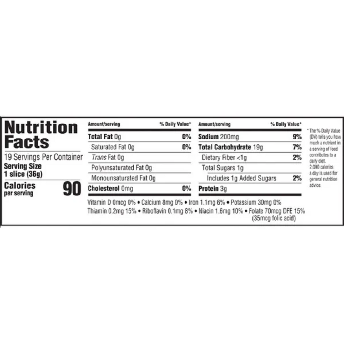 Grandma Sycamore Bread, White, 24 oz, 2 count