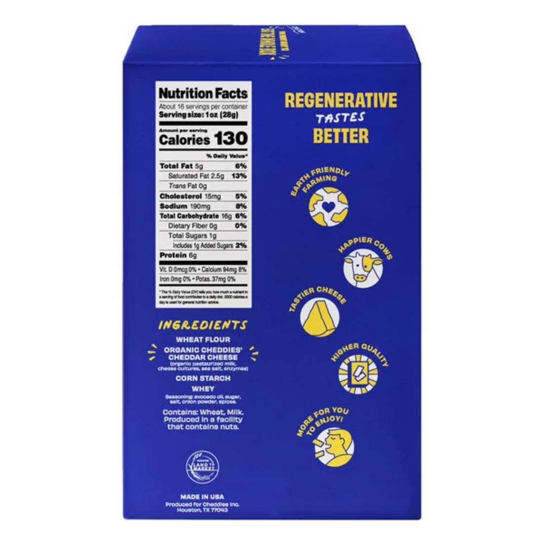 Cheddies Classic Cheddar Crackers, 16 oz