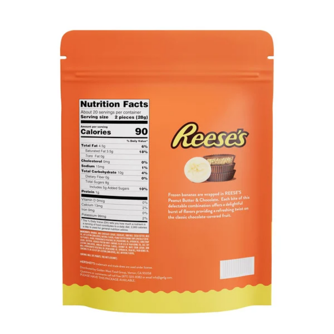 Reese's Peanut Butter Banana Slices, 20 oz