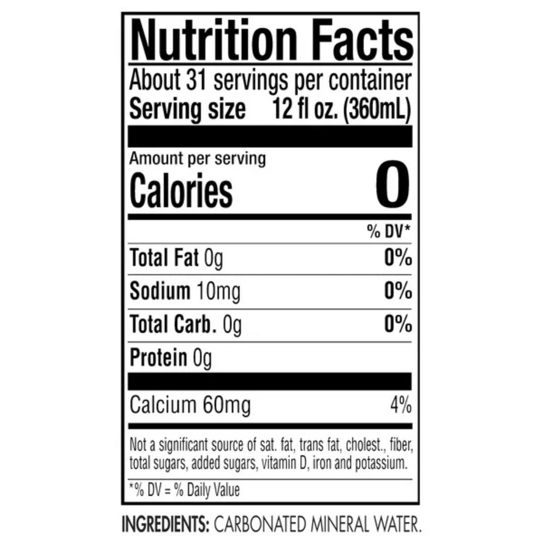 San Pellegrino Sparkling Natural Mineral Water, 25.3 fl oz, 15-count