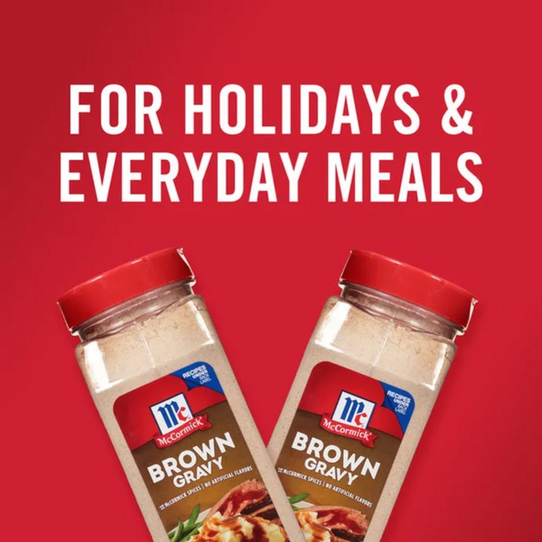 McCormick® Brown Gravy Seasoning Mix Bottle