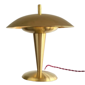 Unlacquered Brass Table Lamp – "The Astro Lamp"