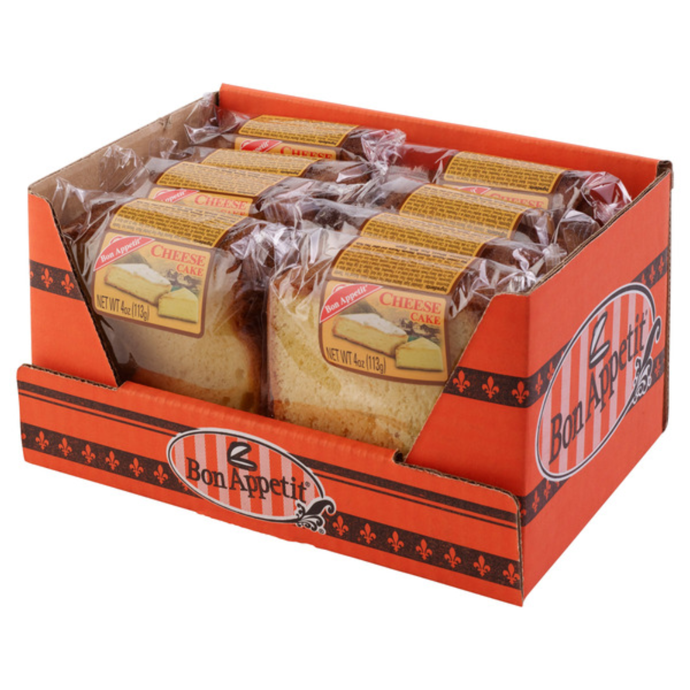 Bon Appetit Cheese Cake Slice, 4 oz, 8-count