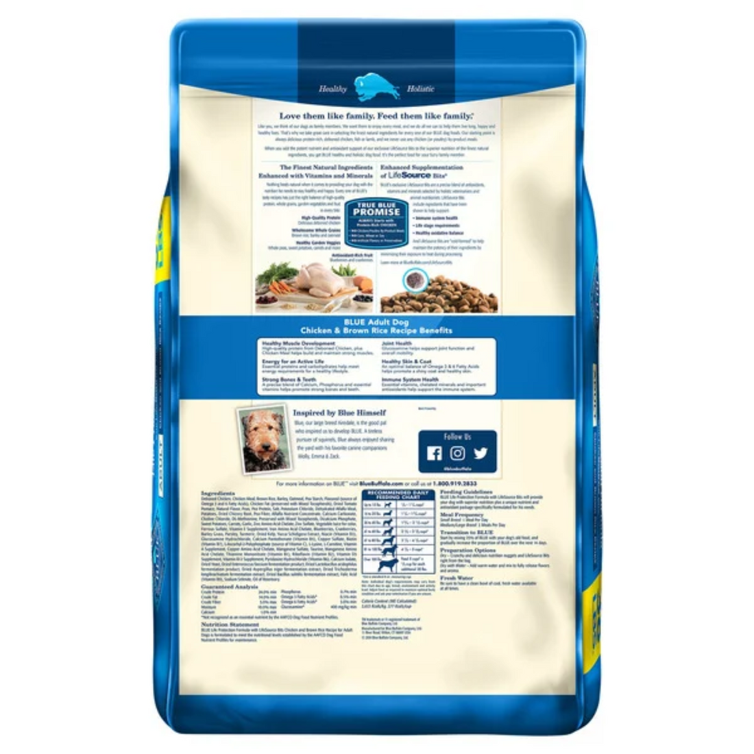 Blue Buffalo Life Protection Formula Chicken & Brown Rice Recipe Dog Food, 38 lbs
