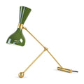Handcrafted Brass Table Lamp – Elegant and Customizable Lighting in polished brass