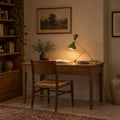 Handcrafted Brass Table Lamp – Elegant and Customizable Lighting in a room