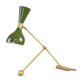 Handcrafted Brass Table Lamp – Elegant and Customizable Lighting in brushed brass