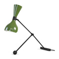 Handcrafted Brass Table Lamp – Elegant and Customizable Lighting in matt black