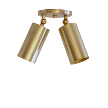 Mid-Century Wall Sconce – 1950s Italian Style Brass Light Fixture
