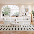Sky Classic Linen Cloud Sofa, Linen Sectional Sofa Slipcovers - Replacement Covers Only, White