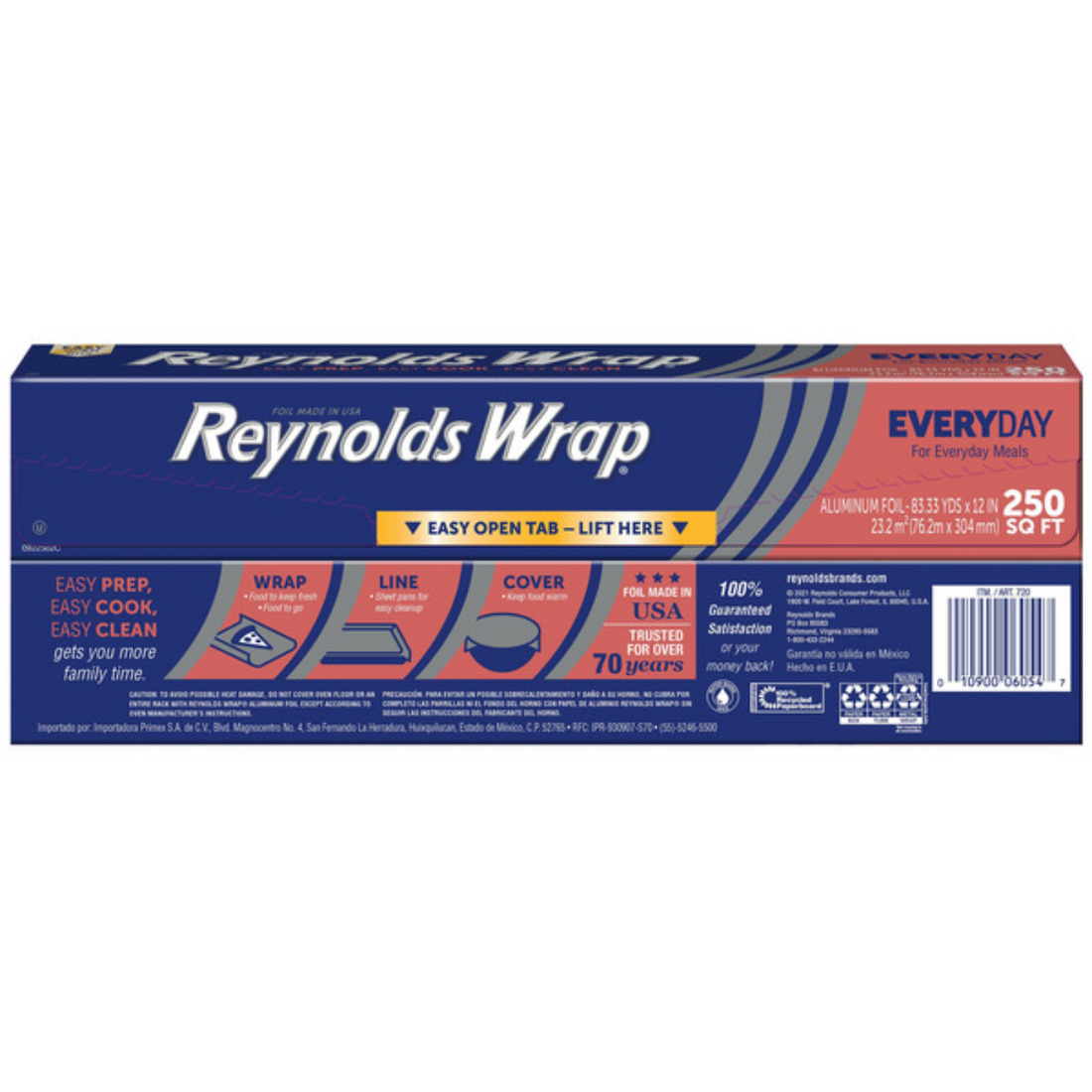 Reynolds Wrap Aluminum Foil, 12" 250 SQ FT 2-count