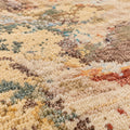 Alchemy Ivory Abstract Transitional Modern Bedroom Rug, close up of the texture