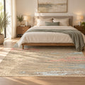 Illusion Premium Quality Modern Designer Abstract for Living Room Rug in a bedroom