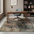 Uvenuti Premium Quality Abstract Designer Rug in a home office